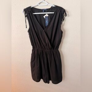 one clothing Black V-Neck Sleeveless Romper